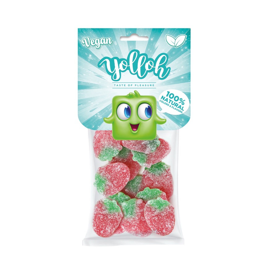 Yolloh® Sweet Strawberries — Vegan candy
